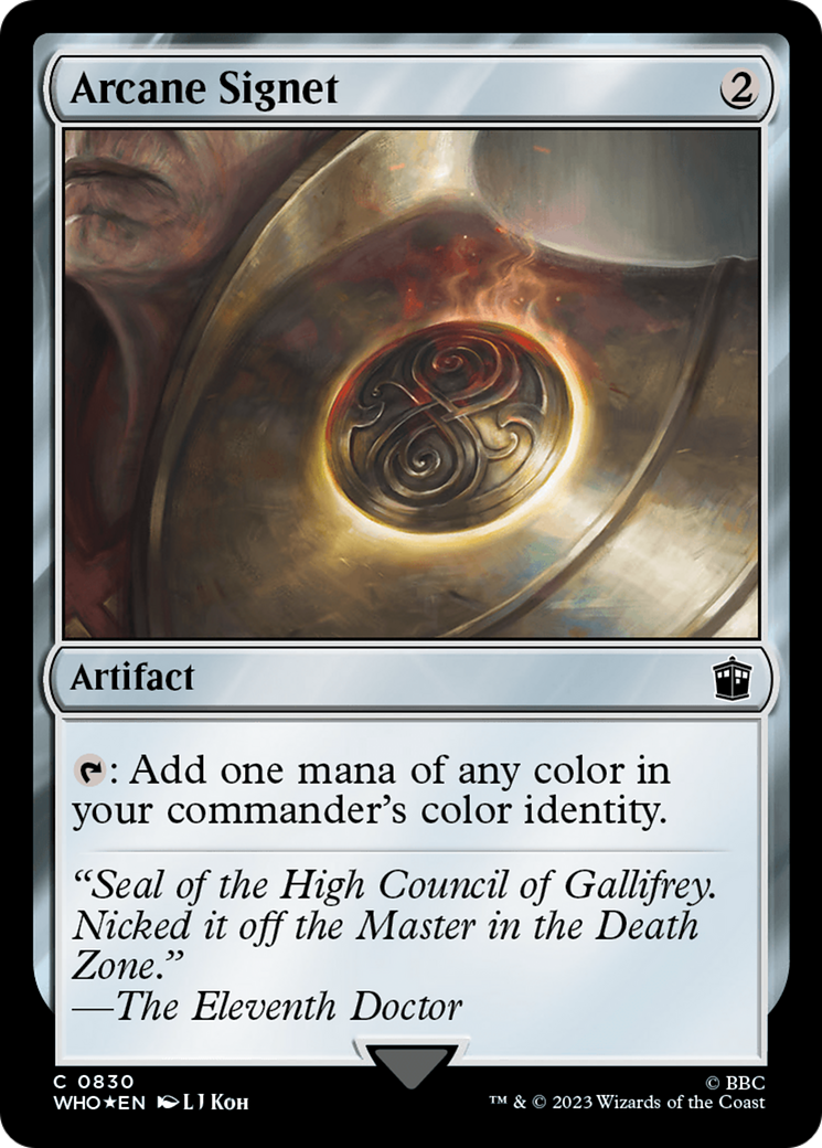 Arcane Signet (Surge Foil) [Doctor Who] | Good Games North