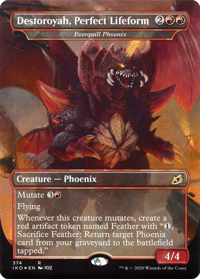 Destoroyah Perfect Lifeform Everquill Phoenix (Ikoria: Lair of Behemoths)  - Foil | Good Games North