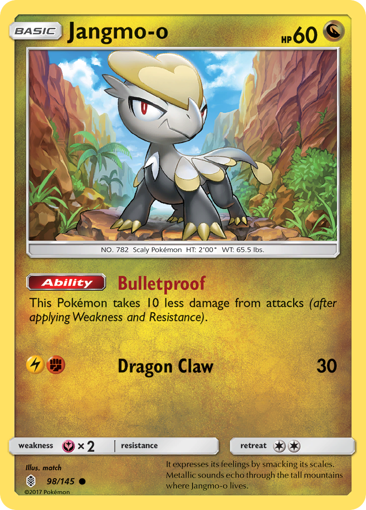 Jangmo-o (98/145) [Sun & Moon: Guardians Rising] | Good Games North