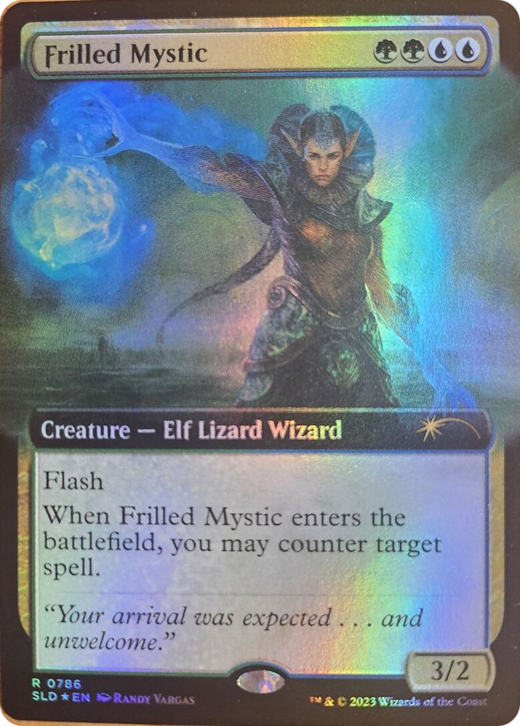 Frilled Mystic (Extended Art) [Secret Lair Drop Series] | Good Games North