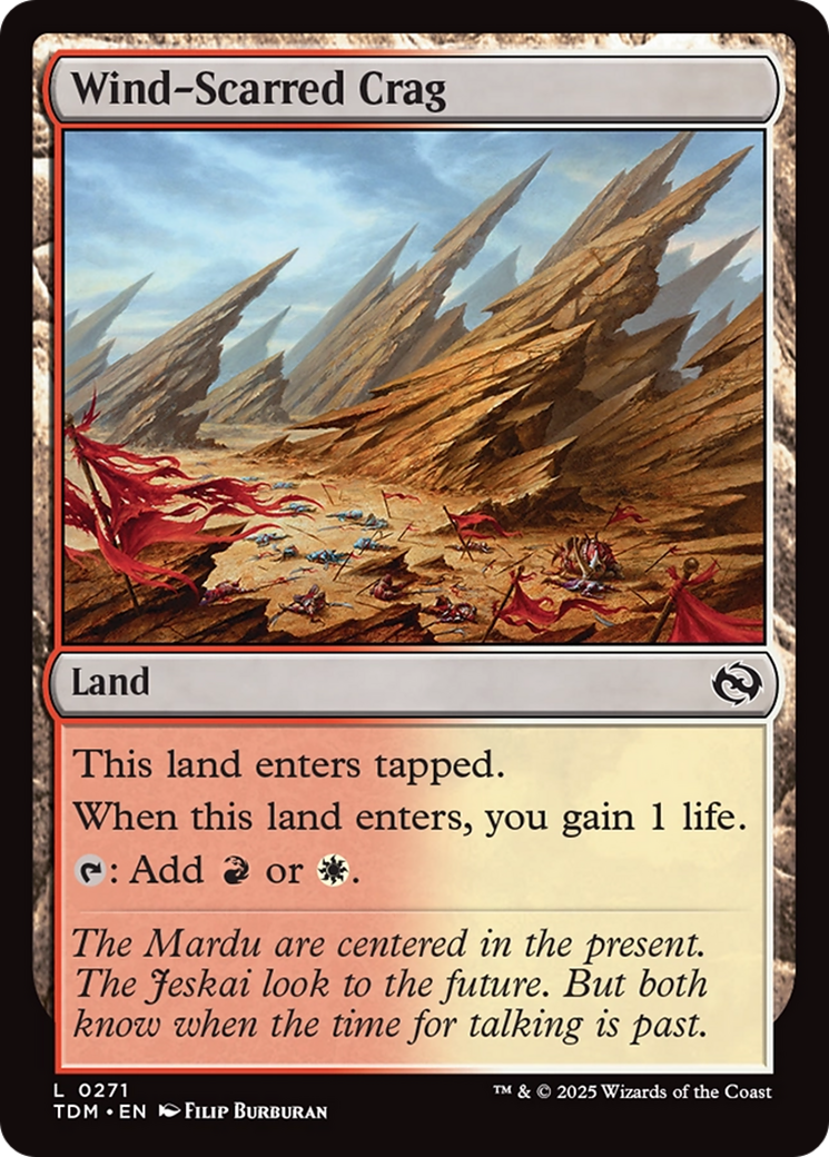 Wind-Scarred Crag [Tarkir: Dragonstorm] | Good Games North