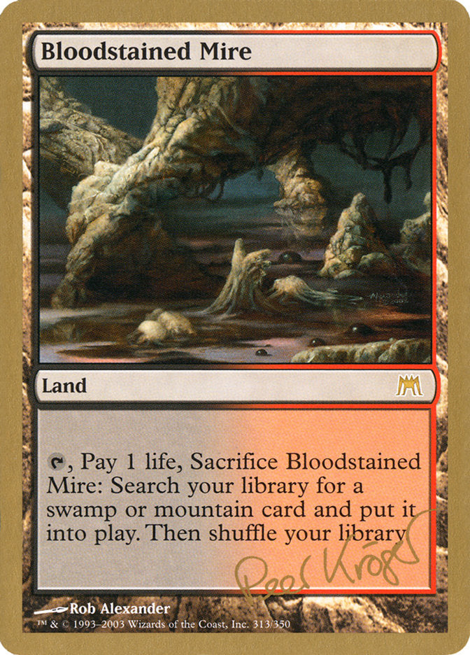 Bloodstained Mire (Peer Kroger) [World Championship Decks 2003] | Good Games North
