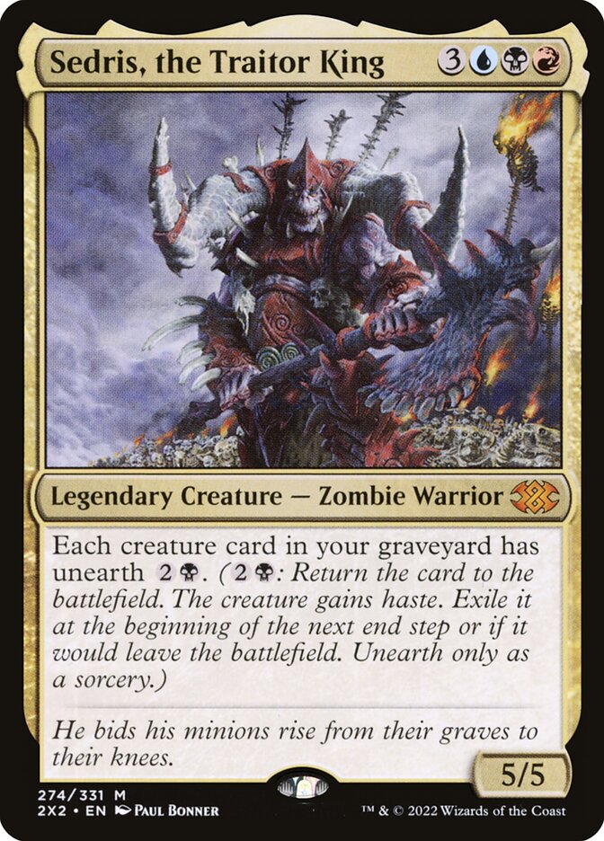 Sedris the Traitor King 274 (Double Masters 2022)  | Good Games North