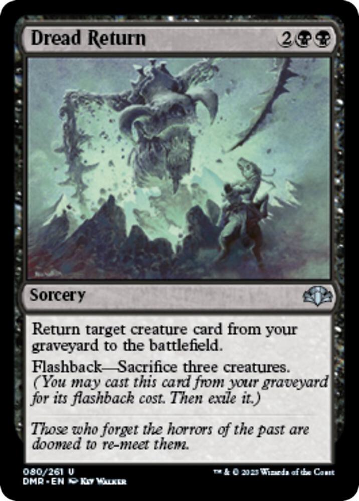 Dread Return (Dominaria Remastered)  - undefined | Good Games North