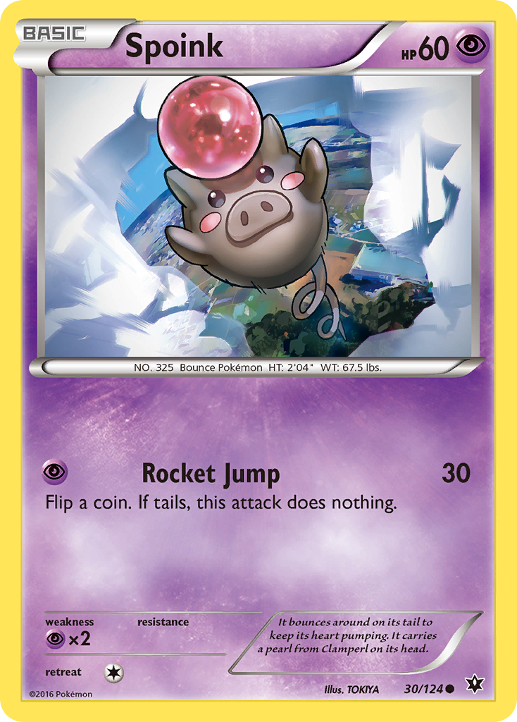 Spoink (30/124) [XY: Fates Collide] | Good Games North