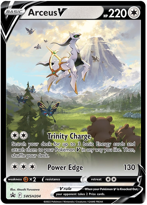 Arceus V (SWSH204) [Sword & Shield: Black Star Promos] | Good Games North
