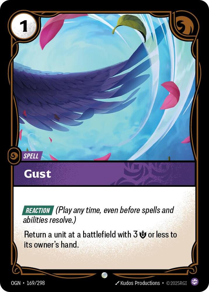 Gust 169/298 (Origins)  - Foil | Good Games North