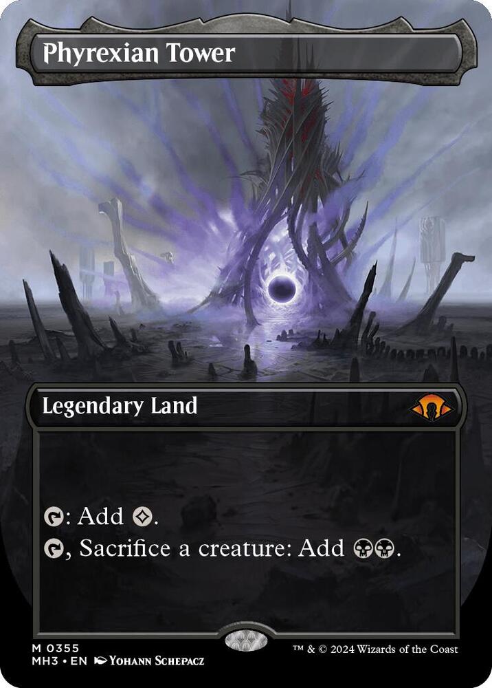 Phyrexian Tower Borderless (Modern Horizons 3)  - undefined | Good Games North