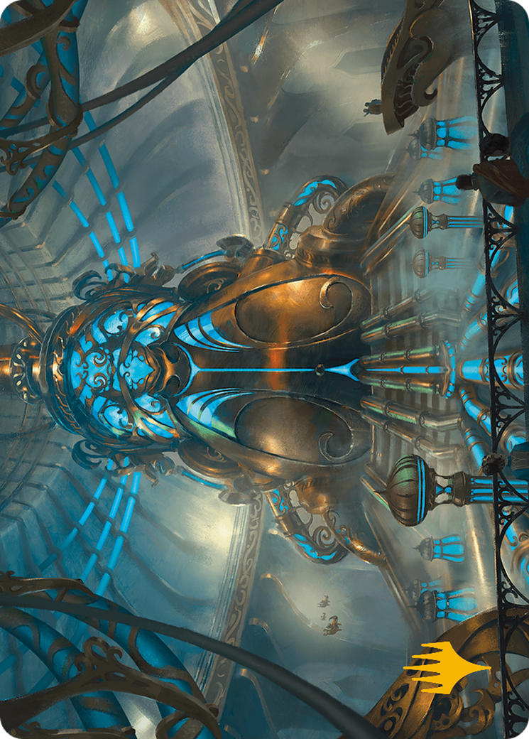 Aether Refinery Art Card (Gold-Stamped Planeswalker Symbol) [Modern Horizons 3 Art Series] | Good Games North