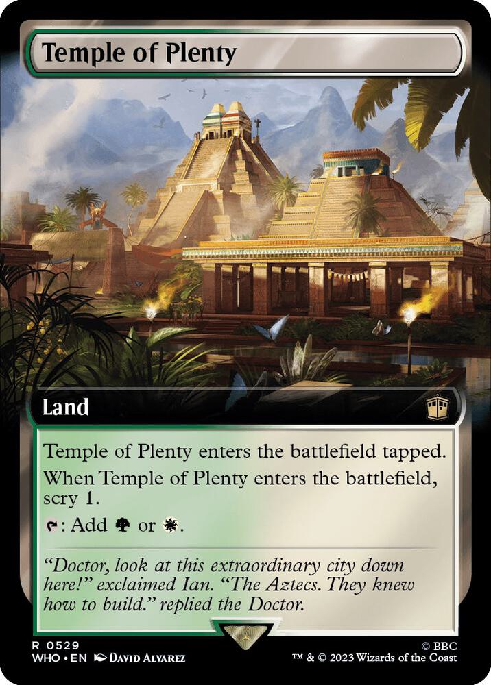Temple of Plenty Extended Art (Universes Beyond: Doctor Who)  | Good Games North