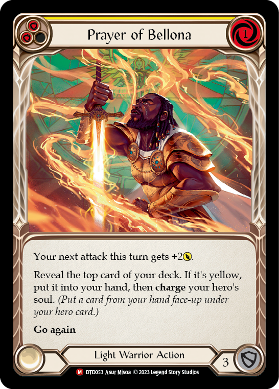 Prayer of Bellona [DTD053] (Dusk Till Dawn)  Rainbow Foil | Good Games North
