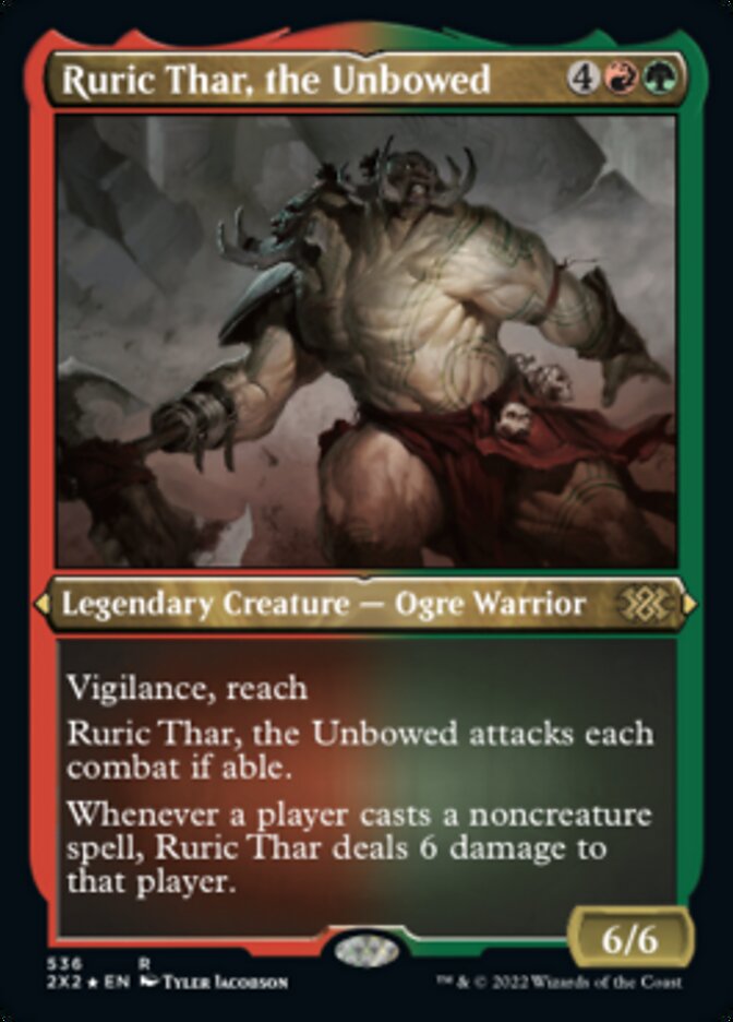 Ruric Thar, the Unbowed (Foil Etched) [Double Masters 2022] | Good Games North
