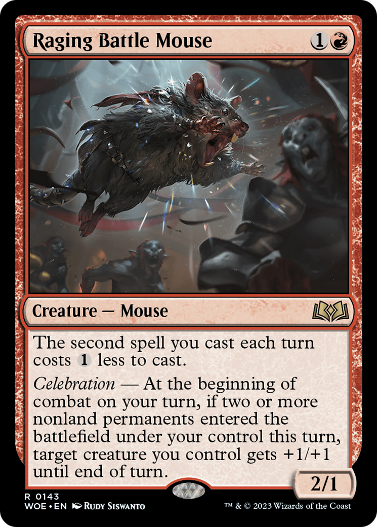 Raging Battle Mouse [Wilds of Eldraine] | Good Games North