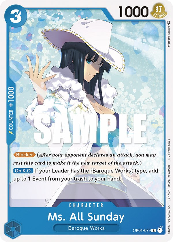Ms. All Sunday (Promotion Pack 2023) [One Piece Promotion Cards] | Good Games North