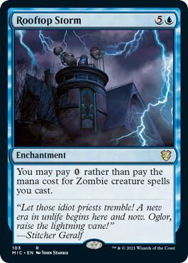 Rooftop Storm (Commander: Innistrad: Midnight Hunt)  | Good Games North