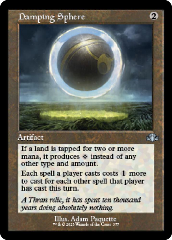 Damping Sphere Retro Frame (Dominaria Remastered)  - Foil | Good Games North