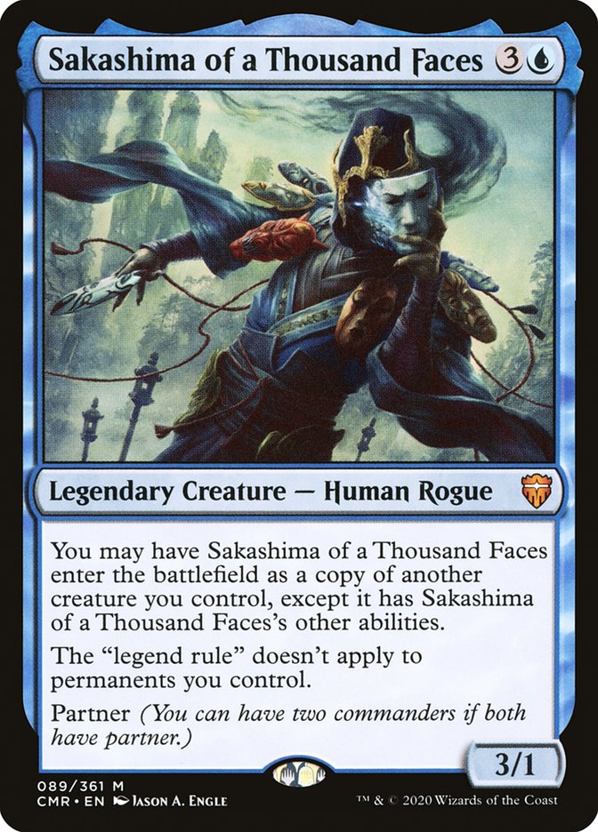 Sakashima of a Thousand Faces 89 (Commander Legends)  - Foil | Good Games North