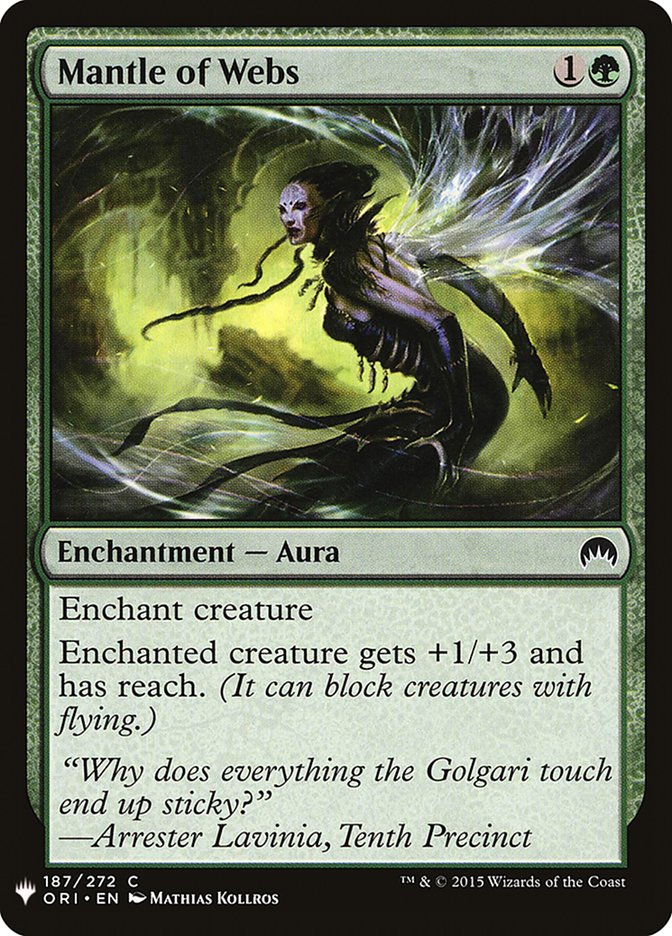 Mantle of Webs [Mystery Booster] | Good Games North