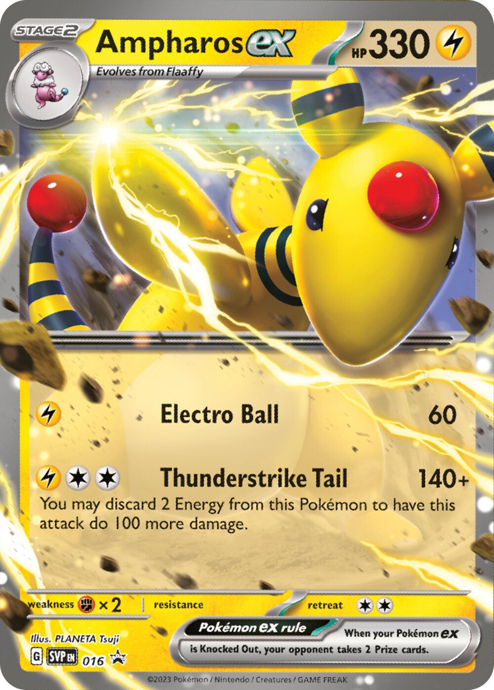 Ampharos ex (016) [Scarlet & Violet: Black Star Promos] | Good Games North