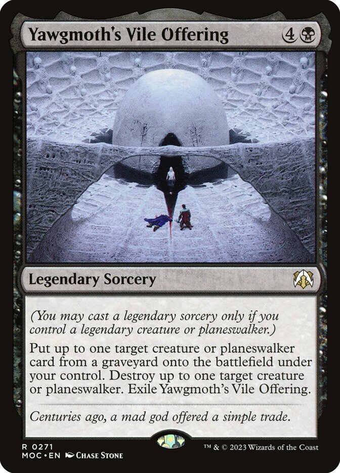 Yawgmoth's Vile Offering (Commander: March of the Machine)  | Good Games North