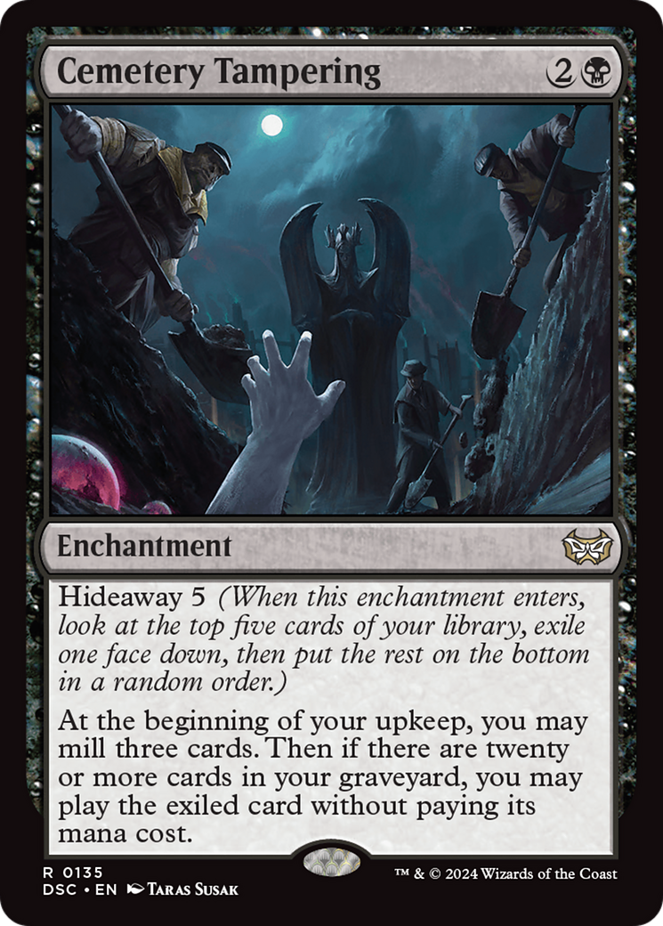 Cemetery Tampering [Duskmourn: House of Horror Commander] | Good Games North