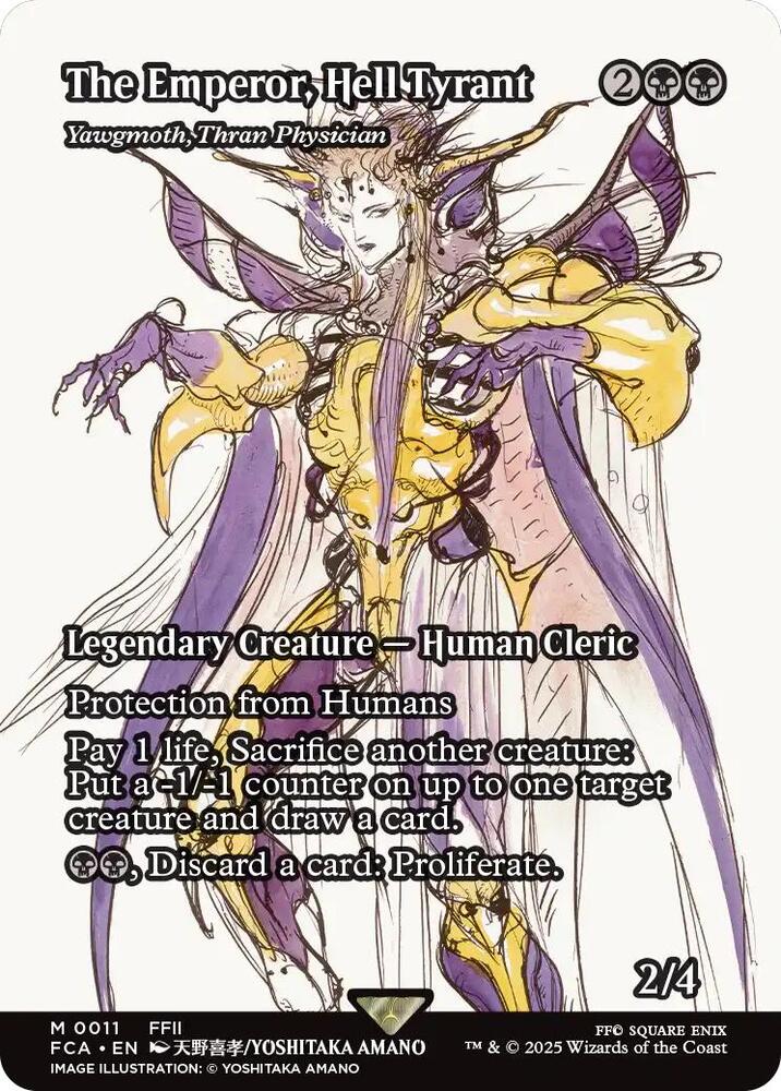 The Emperor, Hell-Tyrant - Yawgmoth, Thran Physician 11/64 (FINAL FANTASY: Through the Ages)  - Showcase | Good Games North