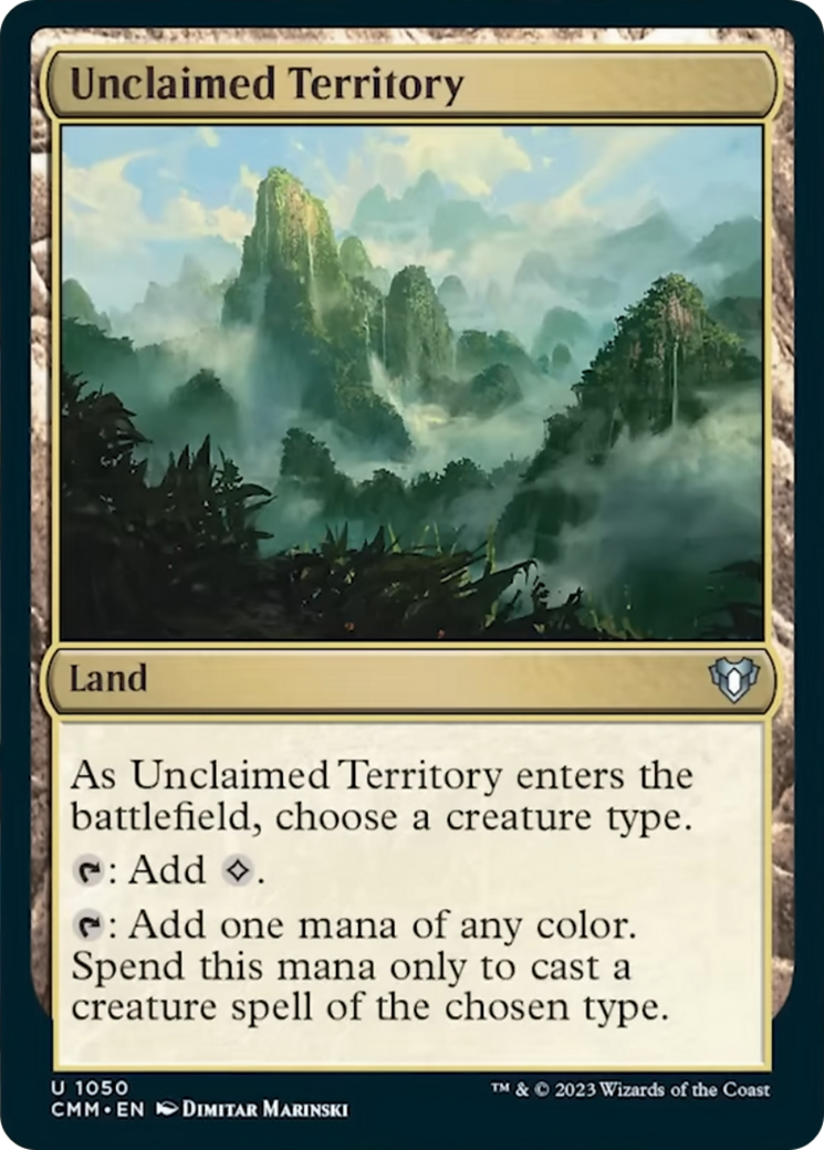 Unclaimed Territory [Commander Masters] | Good Games North