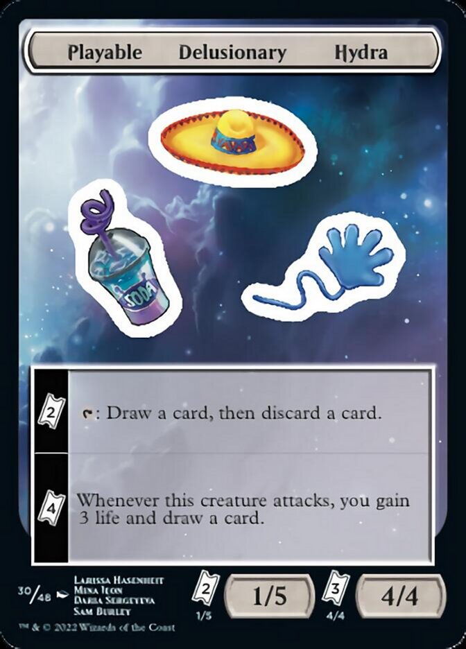 Playable Delusionary Hydra [Unfinity Stickers] | Good Games North