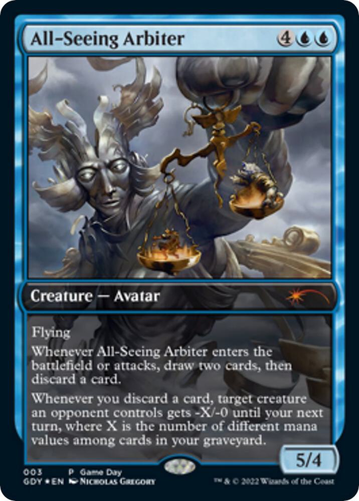 All Seeing Arbiter (Game Day & Store Championship Promos)  - Foil | Good Games North