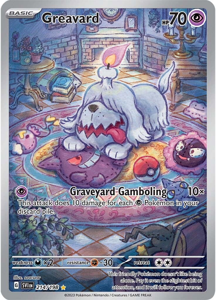 Greavard (214/198) [Scarlet & Violet: Base Set] | Good Games North