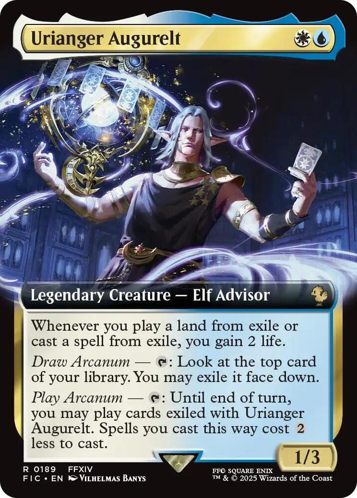 Urianger Augurelt 189 (Commander: FINAL FANTASY)  - Extended Art Foil | Good Games North
