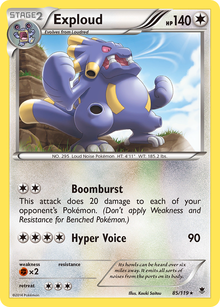 Exploud (85/119) [XY: Phantom Forces] | Good Games North