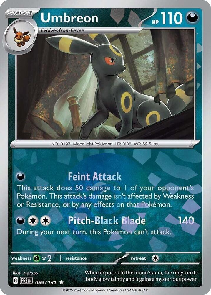 Umbreon (059/131) (Poke Ball Pattern) [Scarlet & Violet: Prismatic Evolutions] | Good Games North