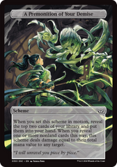 A Premonition of Your Demise (Full Art) [Duskmourn: Archenemy] | Good Games North
