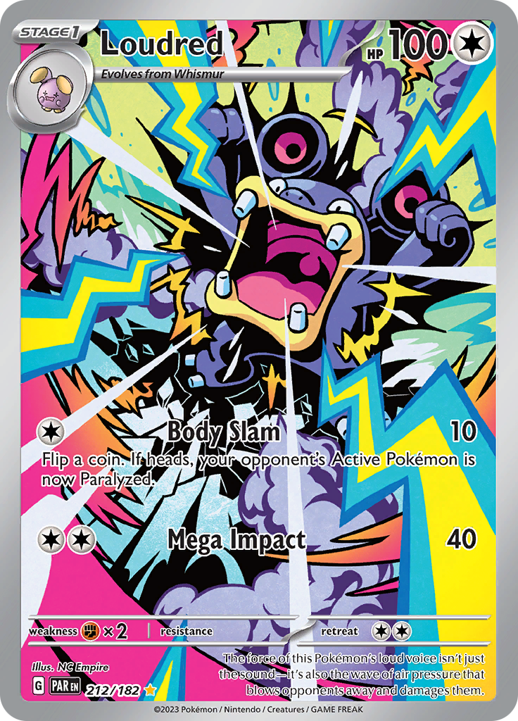 Loudred (212/182) [Scarlet & Violet: Paradox Rift] | Good Games North