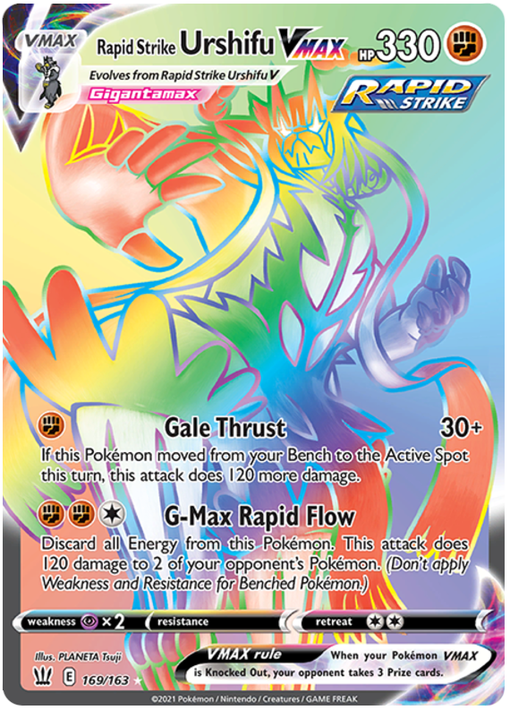 Rapid Strike Urshifu VMAX (169/163) [Sword & Shield: Battle Styles] | Good Games North