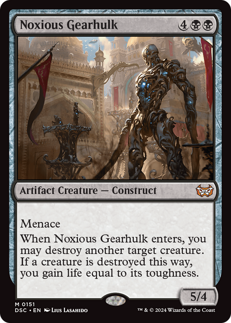 Noxious Gearhulk [Duskmourn: House of Horror Commander] | Good Games North