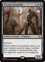 Noxious Gearhulk [Duskmourn: House of Horror Commander] | Good Games North