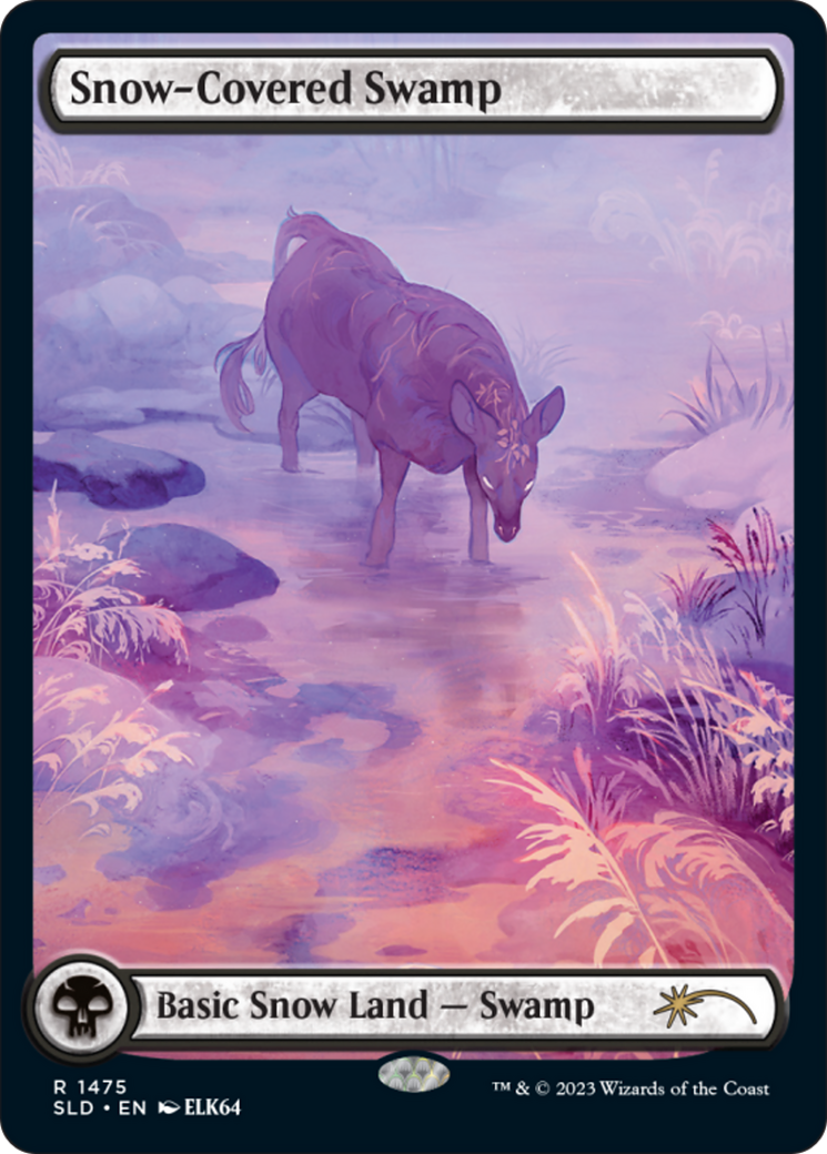 Snow-Covered Swamp (1475) (Rainbow Foil) [Secret Lair Drop Series] | Good Games North
