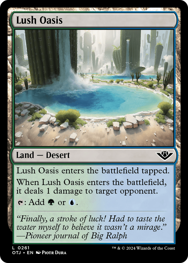 Lush Oasis [Outlaws of Thunder Junction] | Good Games North