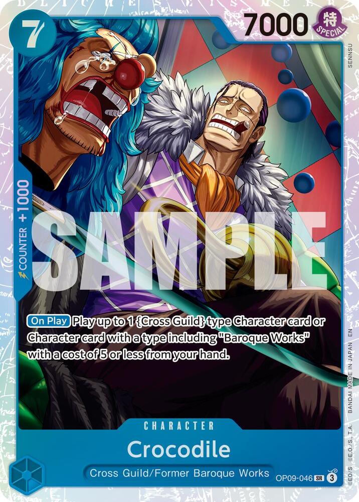 Crocodile (Reprint) OP09-046 (Premium Booster -The Best- Vol. 2)  - Foil | Good Games North