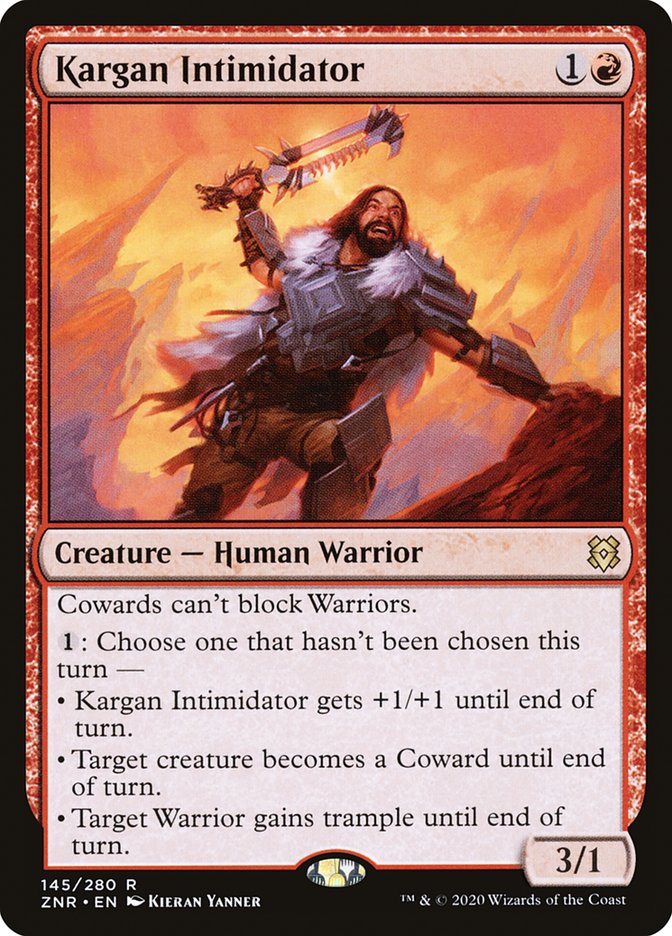Kargan Intimidator (Zendikar Rising)  | Good Games North