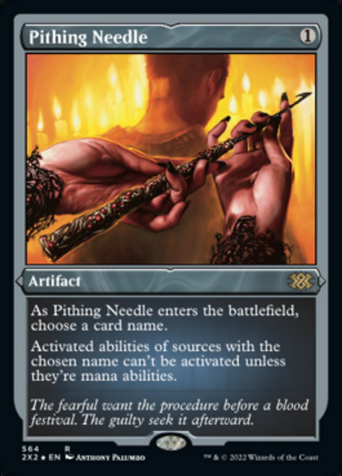 Pithing Needle (Foil Etched) [Double Masters 2022] | Good Games North
