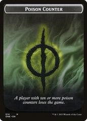 Phyrexian Goblin // Poison Counter Double-Sided Token [Phyrexia: All Will Be One Tokens] | Good Games North