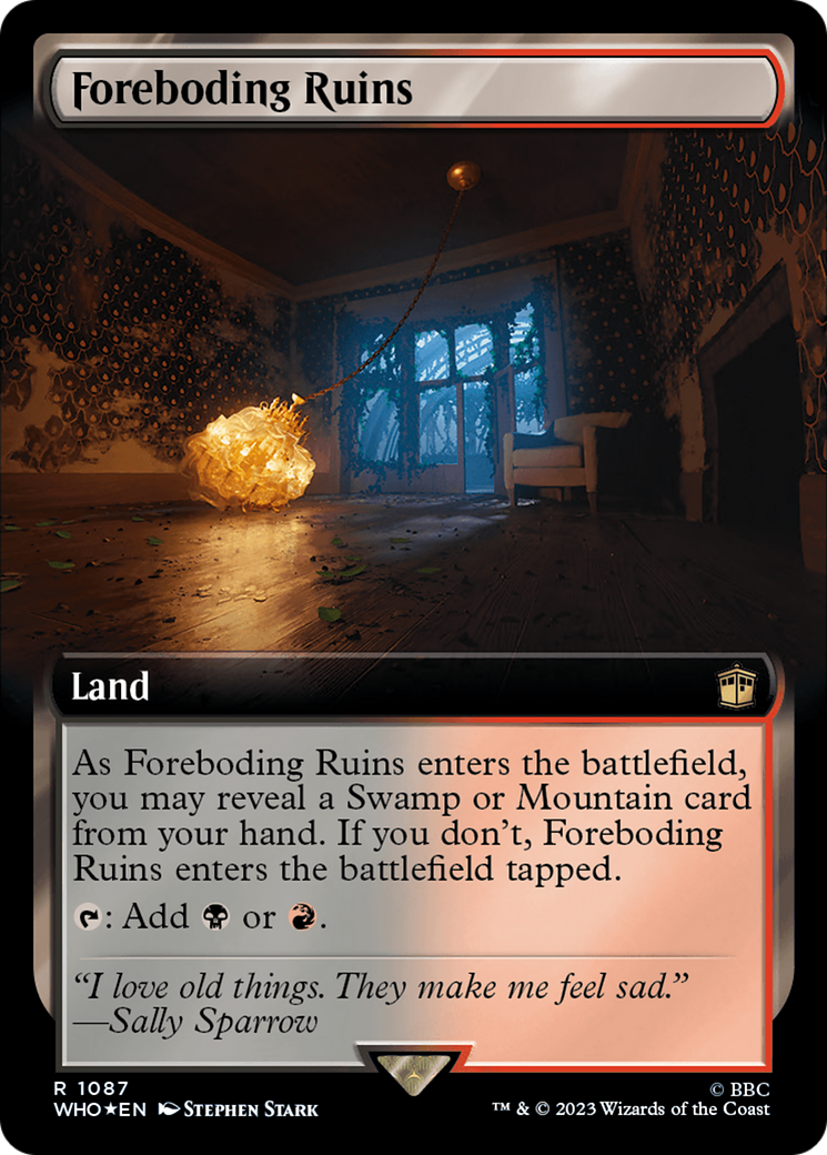 Foreboding Ruins (Extended Art) (Surge Foil) [Doctor Who] | Good Games North