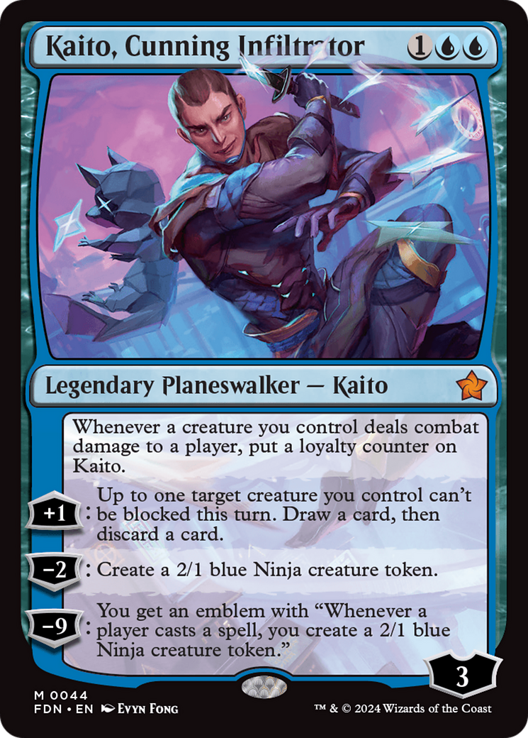 Kaito, Cunning Infiltrator [Foundations] | Good Games North