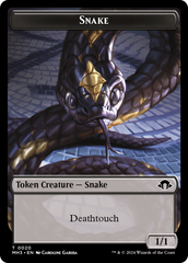 Snake // Energy Reserve Double-Sided Token [Modern Horizons 3 Tokens] | Good Games North