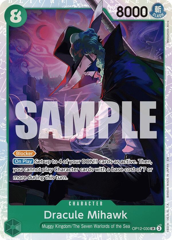 Dracule Mihawk OP12-030 (Legacy of the Master)  - Foil | Good Games North
