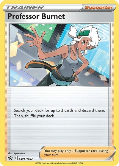 Professor Burnet (SWSH167) [Sword & Shield: Black Star Promos] | Good Games North