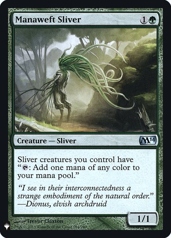 Manaweft Sliver M14 (The List Reprints)  - Foil | Good Games North